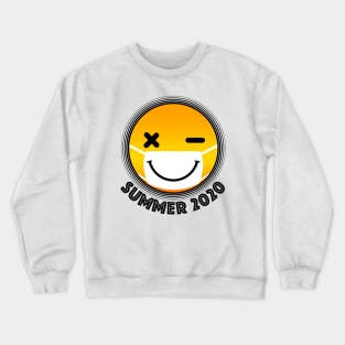 Corona Smile Tanned Mask Summer 2020 Crewneck Sweatshirt